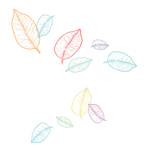 Seasons-square leaves