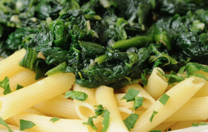 Garlic Spinach Pasta Health Ministries